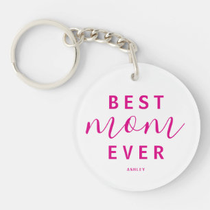 Meilleure Maman Jour Hot Pink Script Photo Fête de