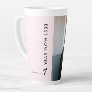 Meilleure maman personnalisée Jamais Photo Mug en 