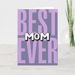 Meilleure Maman Simple Carte