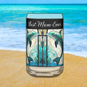 Meilleure maman toujours bleu et dauphin Turquoise