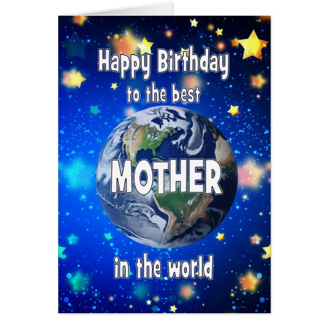 Meilleure Mère Au Monde Anniversaire (Devant)