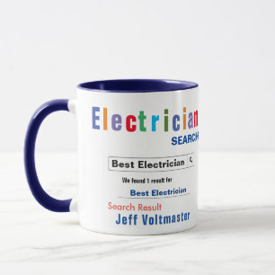 Meilleure Mug d'électricien sur mesure drôle