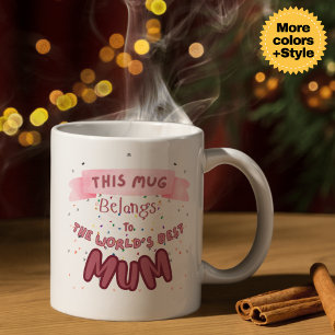 Meilleure Mum Mug - Fête des Mères et Anniversaire