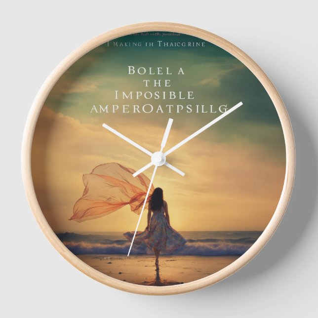 Meilleure nature matinale design design horloge mu (Recto)