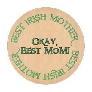 Meilleure planche à découper ronde en verre Irish