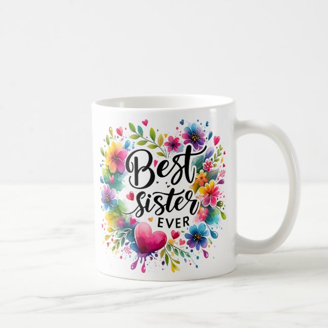Meilleure Soeur Jamais Emballé De Mug (Droite)