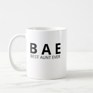 Meilleure Tante Mug, Tante BAE Mug, Mug Cadeau Tan