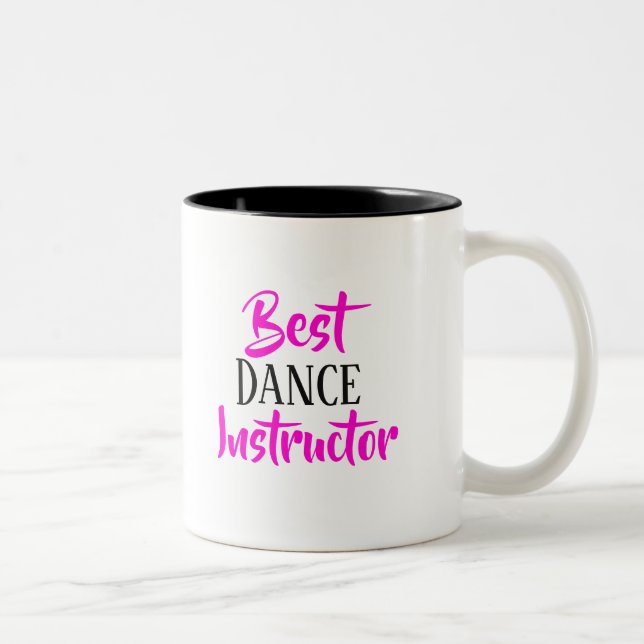 Meilleure tasse d'instructeur de danse (Droit)