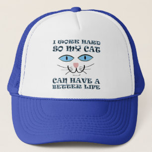 Meilleure Vie Pour Mon Chat Drôle de Casquette Cha