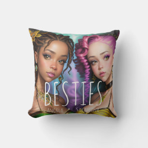 Meilleures Amies Pour Toujours Coussin de Jet de P