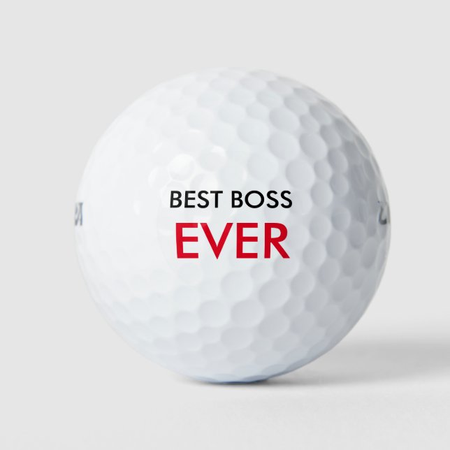 Meilleures balles de golf jamais Boss (Devant)
