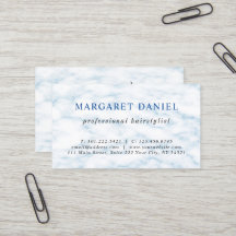 Meilleures Cartes de Visite en Marbre Blanc pour C