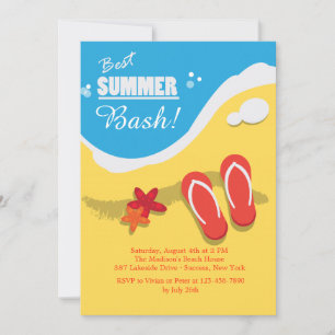 Meilleures invitations de fêtes d'été