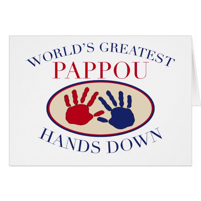 Meilleures mains de Pappou (Devant horizontal)