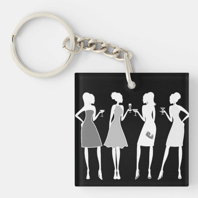 **MEILLEURES PETITES AMIES** PORTE - CLÉ (Devant)