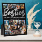 Meilleurs amis | Besties Photo Collage Plaque