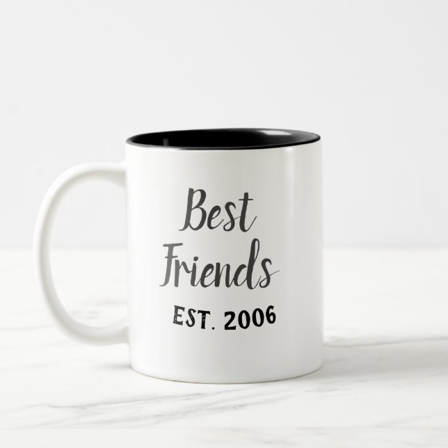 Meilleurs amis établis Mug (Gauche)