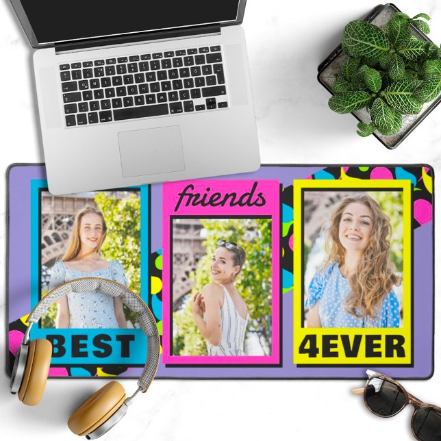 Meilleurs amis pour toujours 3 images rétro couleu (Créateur téléchargé)
