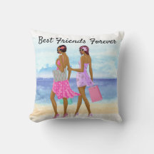 Meilleurs amis pour toujours Coussin