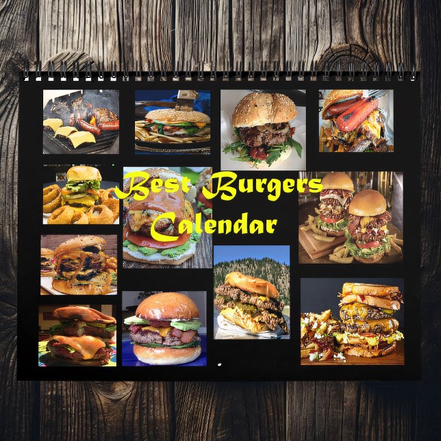 Meilleurs Burgers Sur Un Calendrier (Créateur téléchargé)