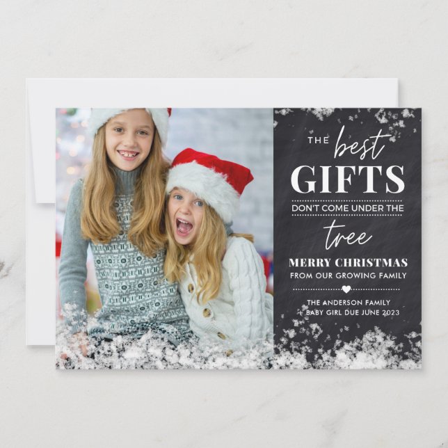 Meilleurs cadeaux Faire-part de grossesse Carte de (Devant)