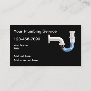Meilleurs Cartes de visite de service de plomberie