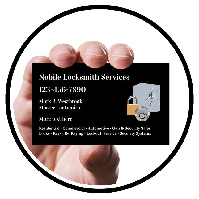 Meilleurs Cartes de visite Locksmith (Créateur téléchargé)