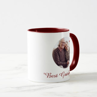 Meilleurs Grands-Parents Mug Personnalisé avec Pho