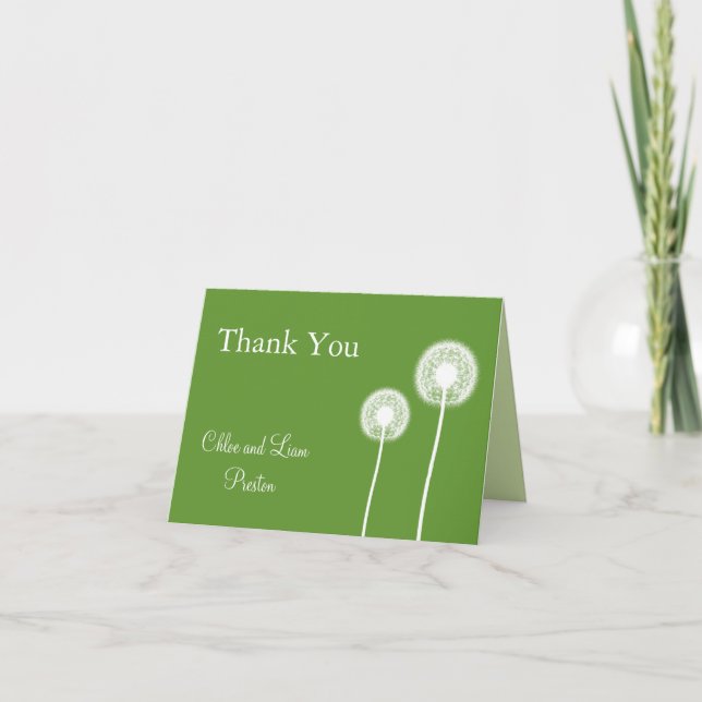 Meilleurs voeux ! Carte de remerciements mariage ( (Devant)