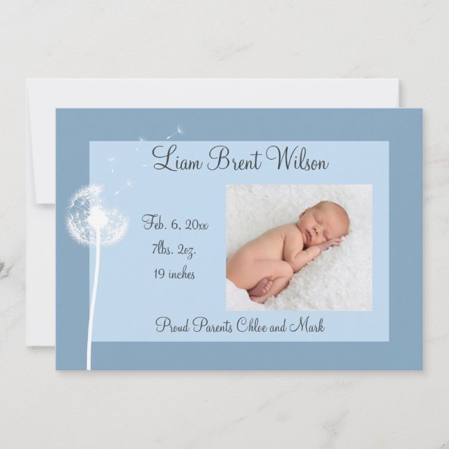 Meilleurs voeux ! ! ! Faire-part de naissance 1 (b (Devant)