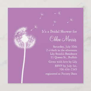 Meilleurs voeux ! Invitation à la douche nuptiale
