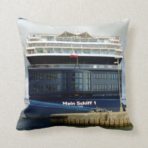 Mein Schiff 1 Stern Throw Pillow