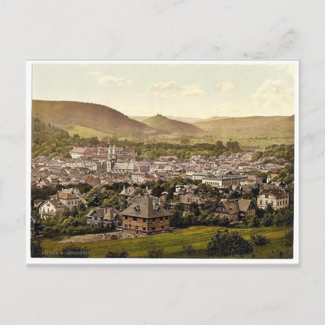 Meiningen, Thuringia, Germany magnificent Photochr Postcard (Front)