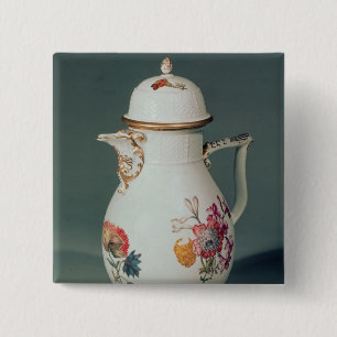 Meissen coffee pot, c.1740-50 2 inch square button