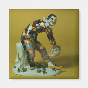 Meissen figure of Harlequin, c.1750 Magnet