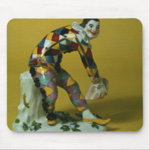 Meissen figure of Harlequin, c.1750 Mouse Pad