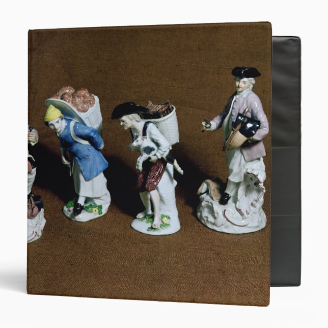 Meissen figures:saddler,goat seller binder (Front/Inside)