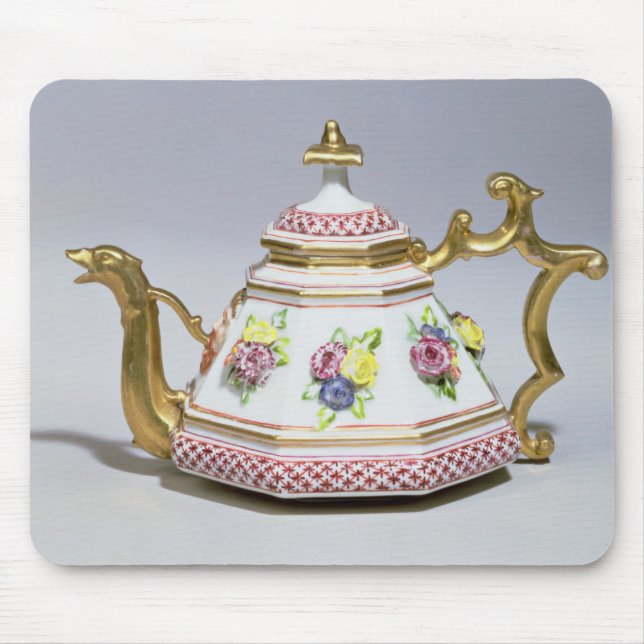 Meissen octagonal teapot, c.1718 mouse pad (Front)