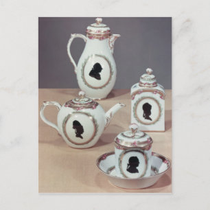 Meissen tea service postcard