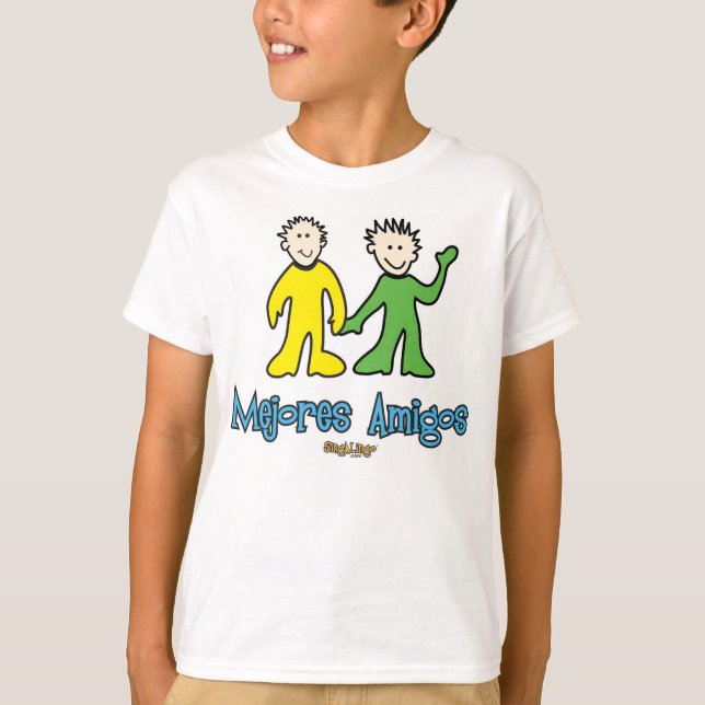 Mejores Amigos (Best Friends) Boys T-Shirt (Front)