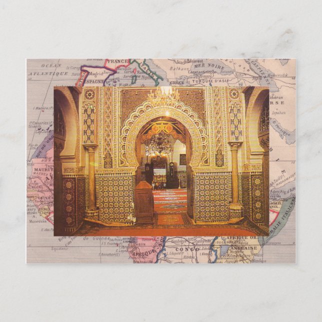 Meknes, mosque, Morocco Postcard (Front)