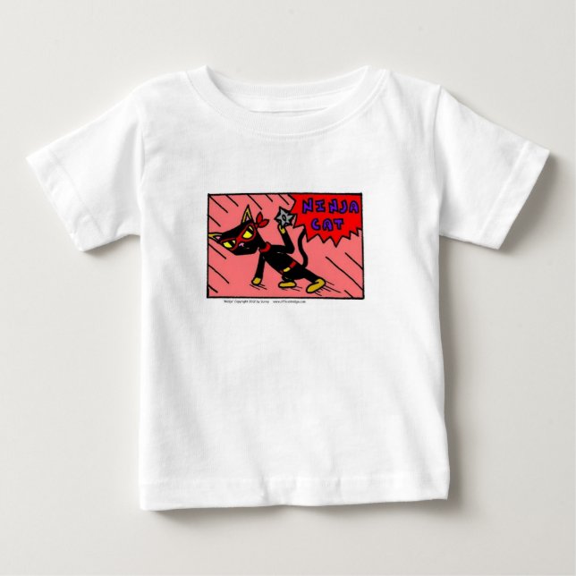 Mel NINJA CAT Infant T-Shirt (Front)