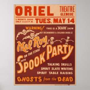 MEL ROY Magicien Illusionniste VAUDEVILLE Poster