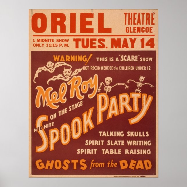 MEL ROY Magicien Illusionniste VAUDEVILLE Poster (Devant)