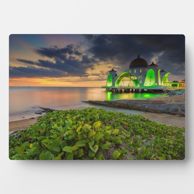 Melaka During Sunset | Masjid Selat Plaque (Front)