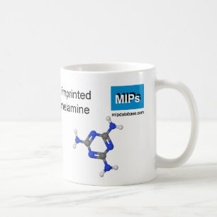 melamine template mug ball and stick model