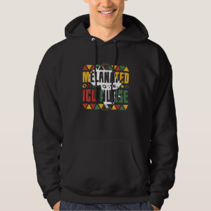 Melanated ICU Nurse Black History Month Intensive  Hoodie