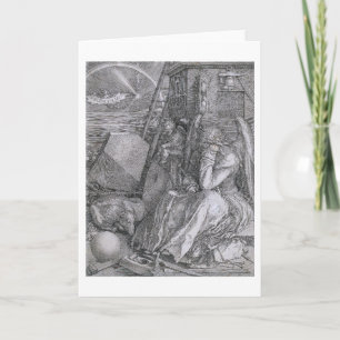 Melancholia, Albrecht Durer Card