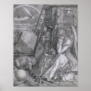 Melancholia, Albrecht Durer Poster