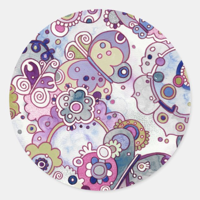 Melancholic Dream Classic Round Sticker (Front)